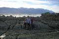 12_nz_1604 _kaikoura_filles_papa Papa et ses 2 fifilles sur la magnifique presqu'ile de Kaikoura.